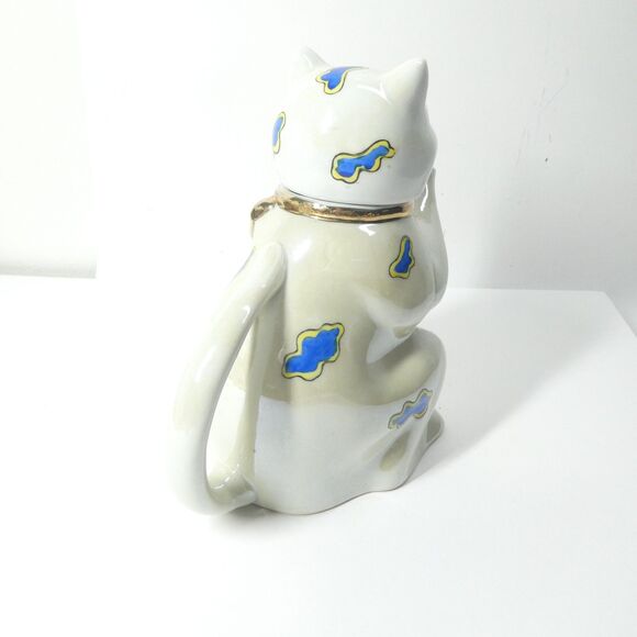 Cat Shaped Teapot Figural Vintage Goldcastle - Picture 3 of 11